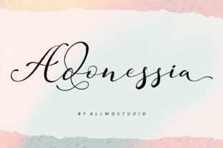 Adonessia: A Modern Script Font for Web Design