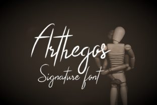 Arthegos: A Charming Script Font for Engaging Campaigns