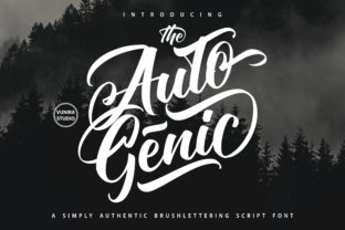 Autogenic: A Versatile Script Amp Font for Creative Campaigns