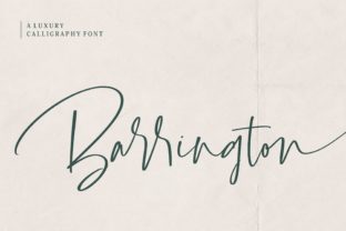 Barrington: A Sophisticated Script for Modern Web Design