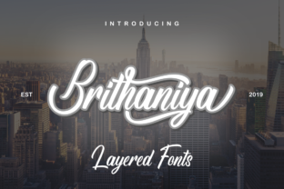 Brithaniya: A Handwritten Font for Creative Makers