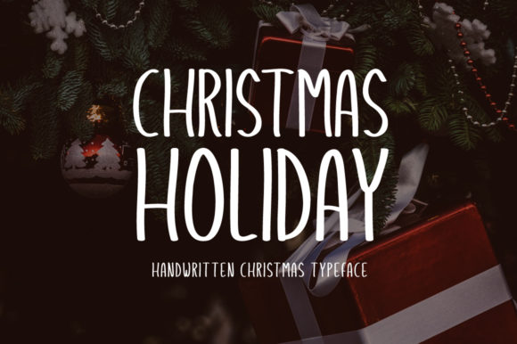 Christmas Holiday: A Festive Script Font for Creative Branding