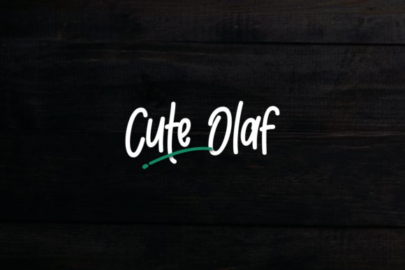 Cute Olaf: A Whimsical Script Font for Creative Web Design
