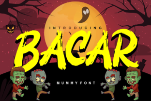 Discover Bacar: A Spooky and Bold Script for Editorial Magic