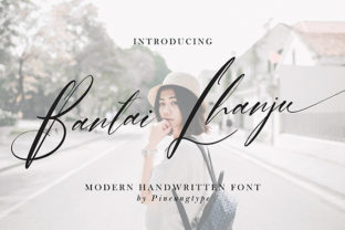 Discover Bantai Lhanju: A Modern Script Font for Editorial Design