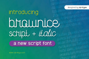 Discover Brownice: A Modern Script Font for Standout Branding