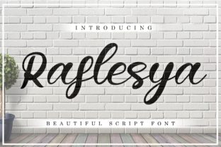 Discover Raflesya: A Charming Script Font for Makers