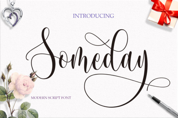 Discover the Charm of Someday: A Perfect Script Font for Web Design