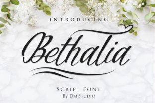 Enhance Your Brand with Bethalia: A Delicate Script Font
