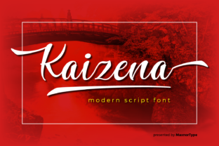 Enhance Your Brand with Kaizena: A Bold Handwritten Font