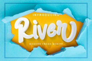 Enhance Your Brand with River: A Charming Handwritten Font