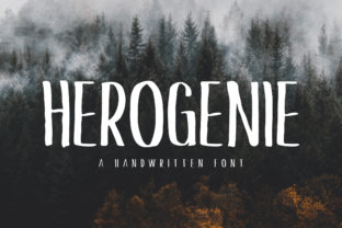 Herogenie: A Versatile Handwritten Font for Creative Branding