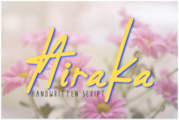 Hiraka: A Premium Script Font for Editorial Design