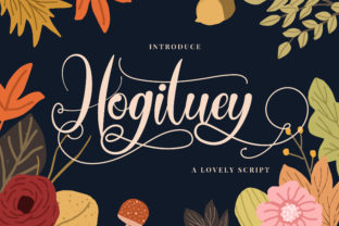 Hogituey: A Charming Script Typeface for Editorial Design