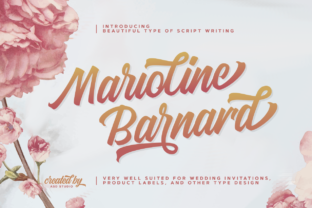 Marioline Barnard: A Charming Script for Editorial Design