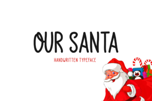Our Santa: A Cheerful Christmas Font for Web Design