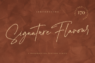 Signature Flavour: A Handwritten Font for Creative Makers