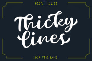 Thickylines: A Bold Handwritten Font for Eye-Catching Campaigns