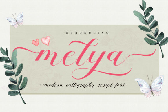 Transform Your Brand with Melya: A Charming Script Font