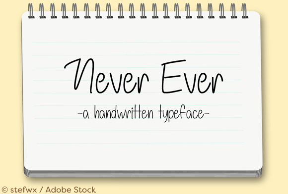 Transform Your Brand with Never Ever Font