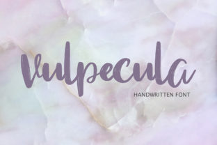 Vulpecula: A Handwritten Font for Crafters and Creators