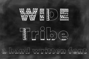 Wide Tribe: A Bold and Playful Font for Editorial Design